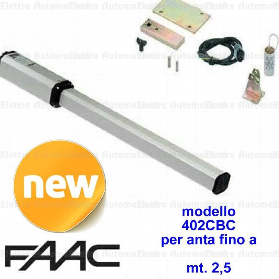 (Neuf) Bras Original FAAC 402 Automation Grille Huile Portes Fin 2,5 MT